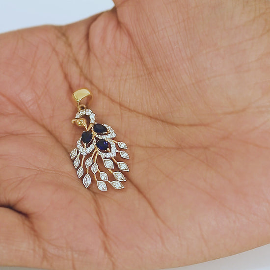Engagement Gift Pendant 18K Gold 0.38 Ct IGI Certified Natural Diamond