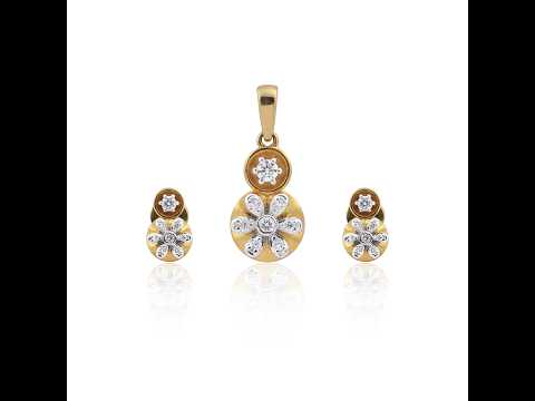Elegant IGI Certified Natural Diamond Pendant 0.98 ct 18K Gold Necklace