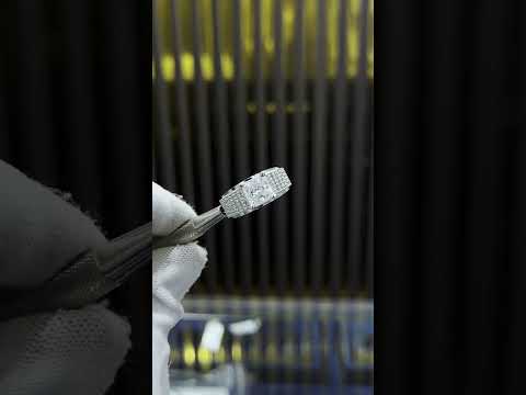1.50 Ct Princess Cut Lab Grown Diamond Ring — VS1 Clarity, 18k Gold Vermeil