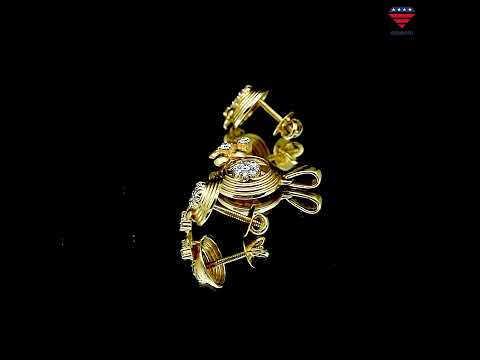 IGI Certified Natural Diamond Pendant Set 1.08 ct 18K Gold Necklace Jewelry