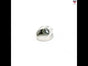 5.50 Ct Certified Round Cut White Moissanite Solitaire Men's Ring-Gold Vermeil