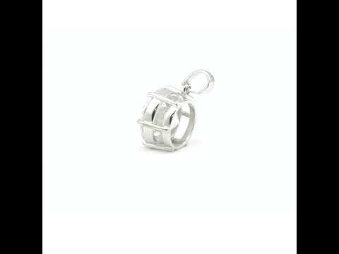 20 ct DEW F VS1 Moissanite Pendant in Gold Vermeil – Perfect Gift for Her This Fall