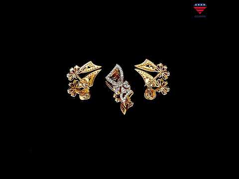 IGI Certified Diamond Pendant Set 1.02 Ct 18K Gold G-H VS Elegant Gift Jewelry