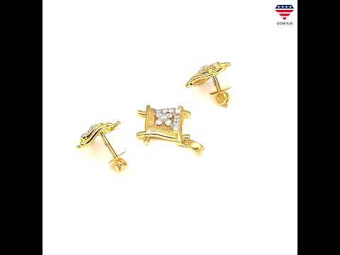 IGI Certified Natural Diamond Pendant 1.38 ct 18K Gold Engagement Necklace