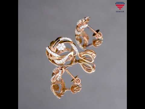 Natural Diamond Pendant Set 0.55 Ct IGI Certified 18K Gold SI Gift for Women