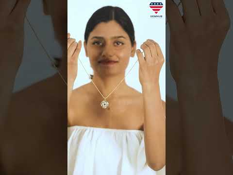 IGI Certified 0.44 Ct. Natural Diamond Pendant in 18K Gold Luxury Jewelry