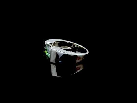Certified 2.35ct VS1 Blue Moissanite Ring Fine Jewelry for Women 18K Gold Plated Ve 18K Gold Plated