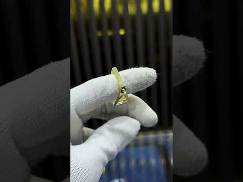 6.3 ct DEW Emerald Moissanite Asscher Solitaire Ring - 18K Gold Vermeil on 925 Sterling Silver