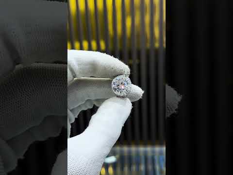 9.85 Ct White Moissanite Round Solitaire Ring - 925 Sterling Silver Gold Vermeil