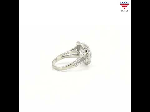 4.20 Ct Round Cut Lab Grown Diamond Ring — VS1 Clarity, 18k Gold Vermeil