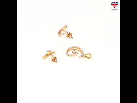 IGI Certified Natural Diamond Pendant Se 1.12 ct 18K Gold Jewelry For Women