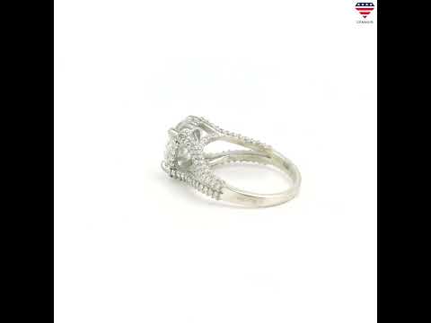 5.32 ct DEW Round Cut White Moissanite Solitaire Ring – Birthday Gift 18K Gold Plated V 18K Gold Plated