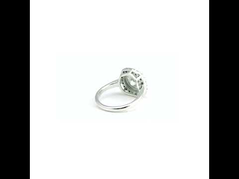 Certified 3.5ct VS1/D Moissanite Ring For Birthday Gift 18K Gold Plated