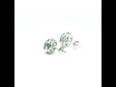 3 Carat Round Lab Diamond Martini Studs