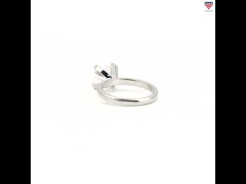 Certified 2.60 ct DEW Cushion Cut White Moissanite Solitaire Ring 18K Gold Plated Vermei 18K Gold Plated