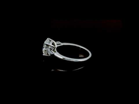 3.50 Ct Round Cut Lab Grown Diamond Ring VS1 | 18k Gold Vermeil | Luxury Statement Ring