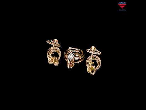 IGI Certified Diamond Pendant Set 0.94 ct 18K Gold Elegant Necklace Jewelry