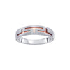 Geometric Diamond and Platinum Finger Ring - Image 2 - GEMHUB & CO.