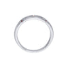 Geometric Diamond and Platinum Finger Ring - Image 3 - GEMHUB & CO.