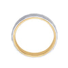 Royal Elegance Platinum and Gold Band - Image 3 - GEMHUB & CO.