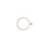Dual Toned Platinum Solitaire Ring - Image 2 - GEMHUB & CO.