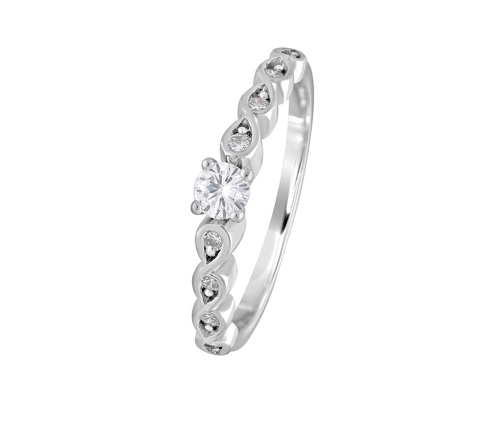 Stunning Ring in Platinum - 950Pt Platinum - GEMHUB & CO.