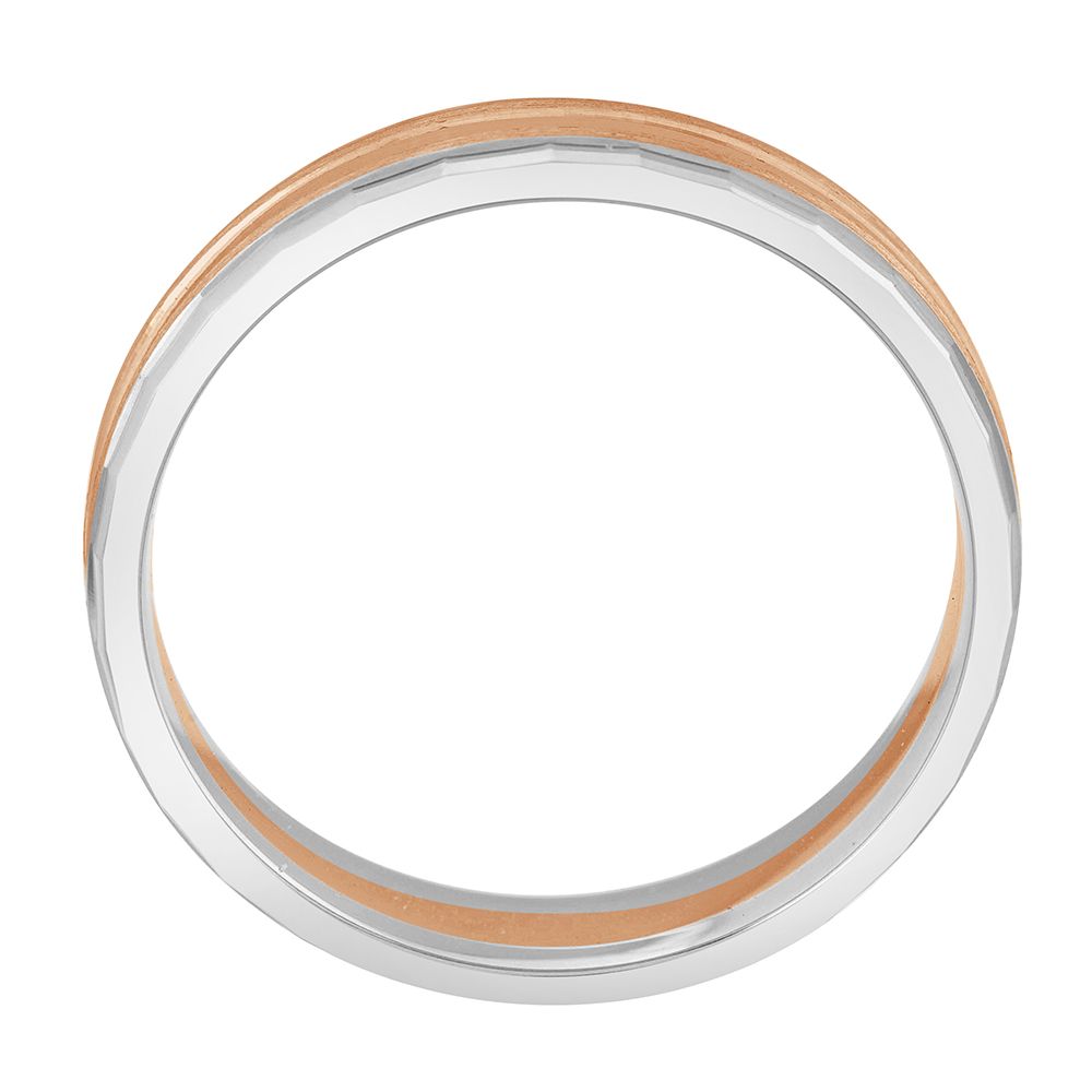 Textured Diamond and Platinum Ring - Image 2 - GEMHUB & CO.