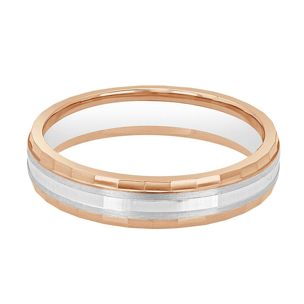 Textured Diamond and Platinum Ring - Image 3 - GEMHUB & CO.