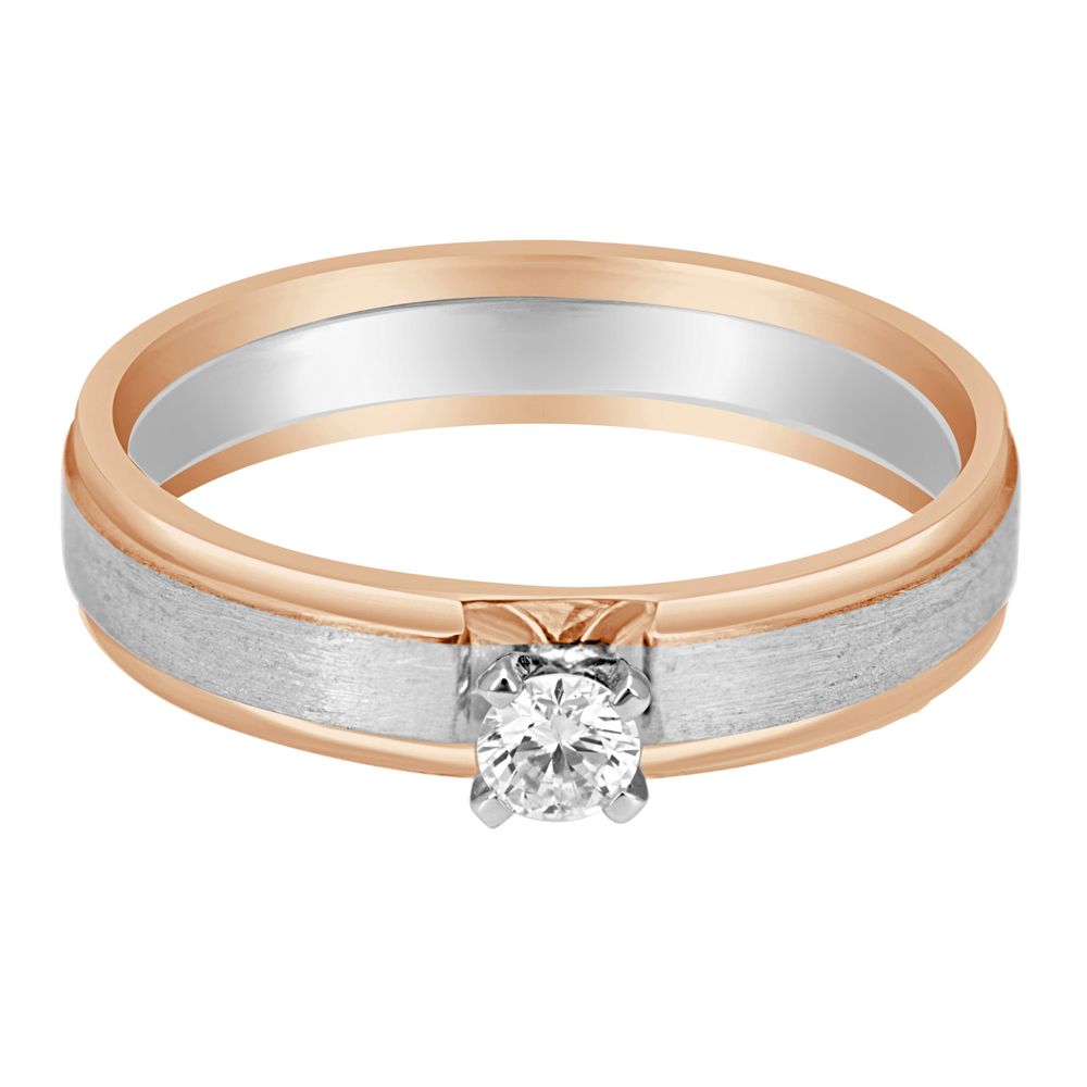 Single Diamond and Platinum Finger Ring - Image 2 - GEMHUB & CO.