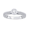 Contemporary Platinum Diamond Ring - Image 3 - GEMHUB & CO.