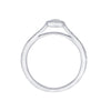Contemporary Platinum Diamond Ring - Image 2 - GEMHUB & CO.