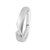 Sleek Diamond and Platinum Ring - 950Pt Platinum - GEMHUB & CO.