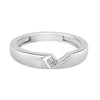 Sleek Diamond and Platinum Ring - Image 2 - GEMHUB & CO.