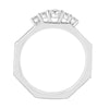 Stunning 950Pt Platinum Textured Ring - Image 3 - GEMHUB & CO.
