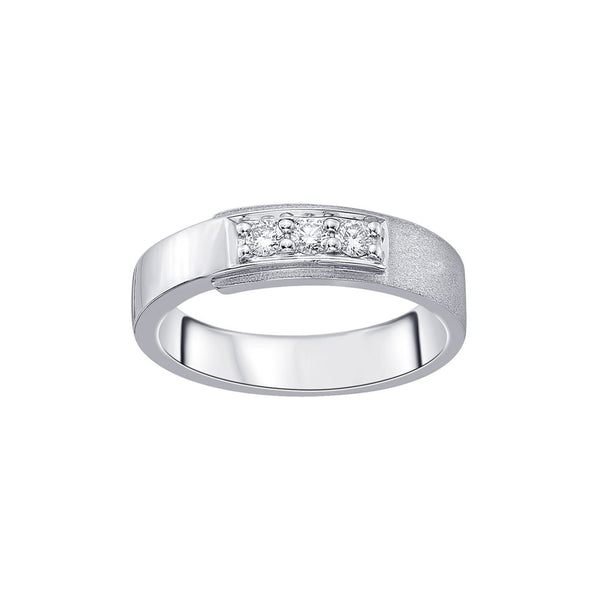 Elegant 950Pt Platinum Men's Band - Image 2 - GEMHUB & CO.
