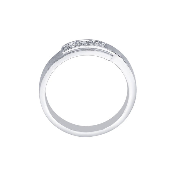 Elegant 950Pt Platinum Men's Band - Image 3 - GEMHUB & CO.