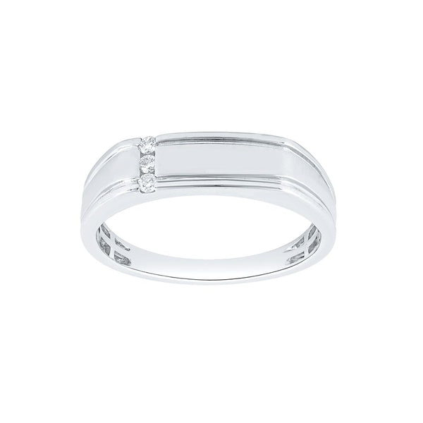 Handcrafted Platinum Diamond Ring For Men - Image 2 - GEMHUB & CO.