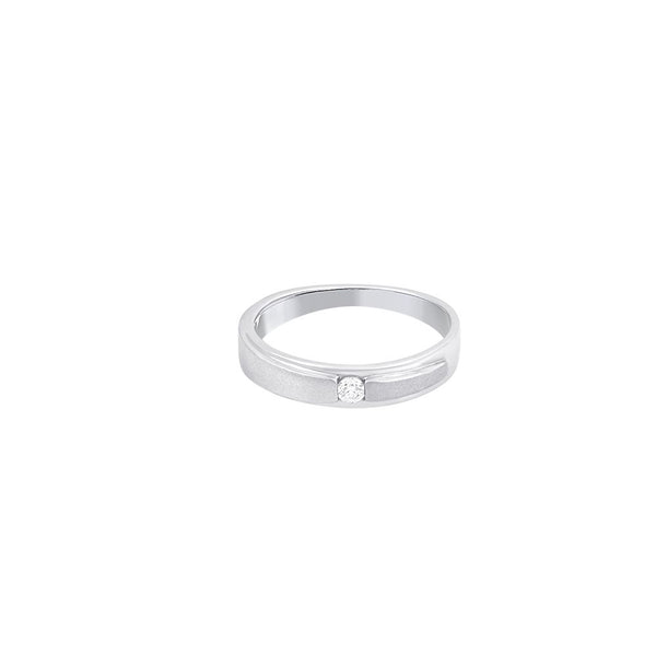 Elegant Platinum Diamond Ring For Men - Image 2 - GEMHUB & CO.