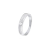 Elegant Platinum Diamond Ring For Men - 950Pt Platinum - GEMHUB & CO.