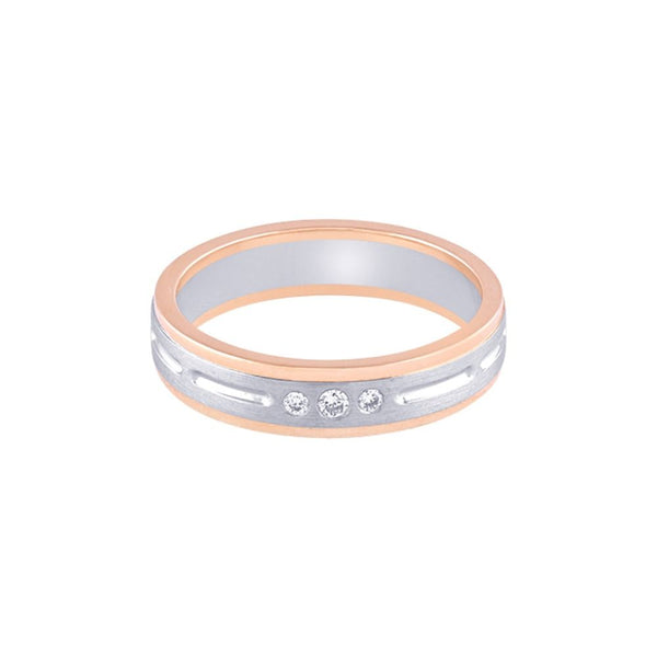 Meticulous Dual Metal Ring For Men - Image 2 - GEMHUB & CO.