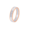 Meticulous Dual Metal Ring For Men - 950Pt Platinum - GEMHUB & CO.