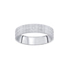 Glamorous Platinum and Diamond Finger Band for Men - Image 2 - GEMHUB & CO.