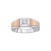 Magnificent Dual-toned Diamond Ring for Men - Image 2 - GEMHUB & CO.