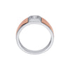 Magnificent Dual-toned Diamond Ring for Men - Image 3 - GEMHUB & CO.
