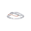 Stunning Platinum and Rose Gold Finger Ring - Image 2 - GEMHUB & CO.