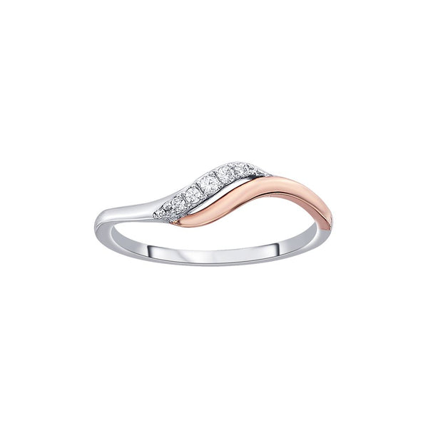 Swirl Design Diamond and Platinum Finger Ring - Image 2 - GEMHUB & CO.