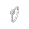 Breathtaking Diamond Halo Finger Ring - 950Pt Platinum - GEMHUB & CO.