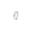 Minimalist Diamond and Platinum Couple Bands - Image 3 - GEMHUB & CO.