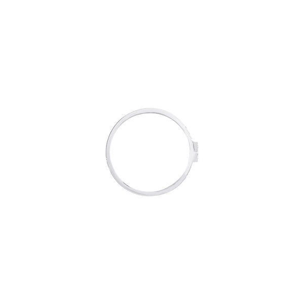 Minimalist Diamond and Platinum Couple Bands - Image 2 - GEMHUB & CO.