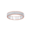 Sleek Dual Metal Men's Ring - Image 2 - GEMHUB & CO.
